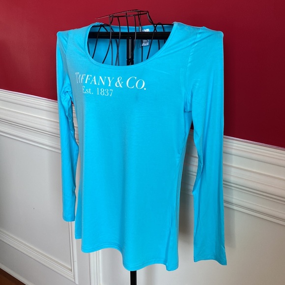 Tiffany & Co blue long sleeve shirt. New w tags. Custom shirt. - Picture 2 of 3